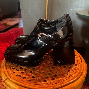 Circus by Sam Edelman Women's Kay Mary Jane Platform Pumps (black size 7)